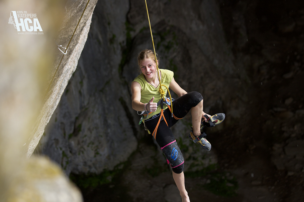 Алекс се справи и с "El  Choro" 8b